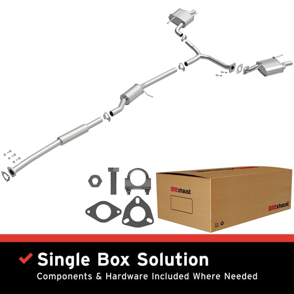 BRExhaust OE Replacement Exhaust System Kit 106-0555: Compatible with 2004-2008 Acura TL 3.2L