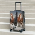 thumbnail image 6 of Lsque Running Horses Printed Luggage Cover, Travel Luggage Protector,Scratch and Dirt Resistant, Fits 18-32 Inch Luggage-X-Large, 6 of 7