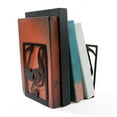 thumbnail image 2 of Yokua Metal Book End For Shelves Musical Note Bookend Slip Resistant Metal Bookend, 2 of 16