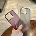 thumbnail image 2 of Luxury Transparent Matte Phone Case For iPhone 15 14 13 12 11 Pro Max Plus Ultrathin Clear Shockproof Bumper Cover, 2 of 7