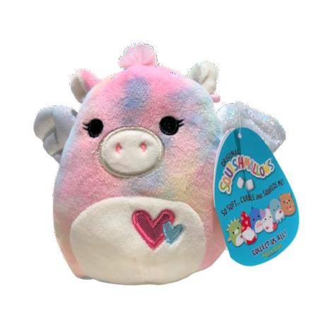 Squishmallows Valentine's Day 5 inch Paisley Loves Makeovers Plush Toy, Huggable, Warm and Cuddly Gift for All Ages