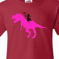 thumbnail image 4 of Inktastic Princess Riding Her T-Rex Youth T-Shirt, 4 of 5
