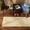 thumbnail image 3 of TOWN & COUNTRY LUXE Livie Matisse Cutout Everwash® Washable Multi-Use Decorative Rug, Kitchen Runner Rug, Low-Profile Door Mat, Bedroom Rug and Dorm Room Rug with Non-Slip Backing, Gold, 24"x72", 3 of 6