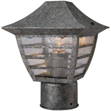 Hardware House H10-3947 Dakota Outdoor Fixture Post Light, Antique Silver