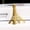 Gold, variant on Vintage Eiffel Tower Keychain | Unisex Alloy Key Chain Accessory | Paris Tourist Souvenir Gift | 2.3cm x 2.3cm
