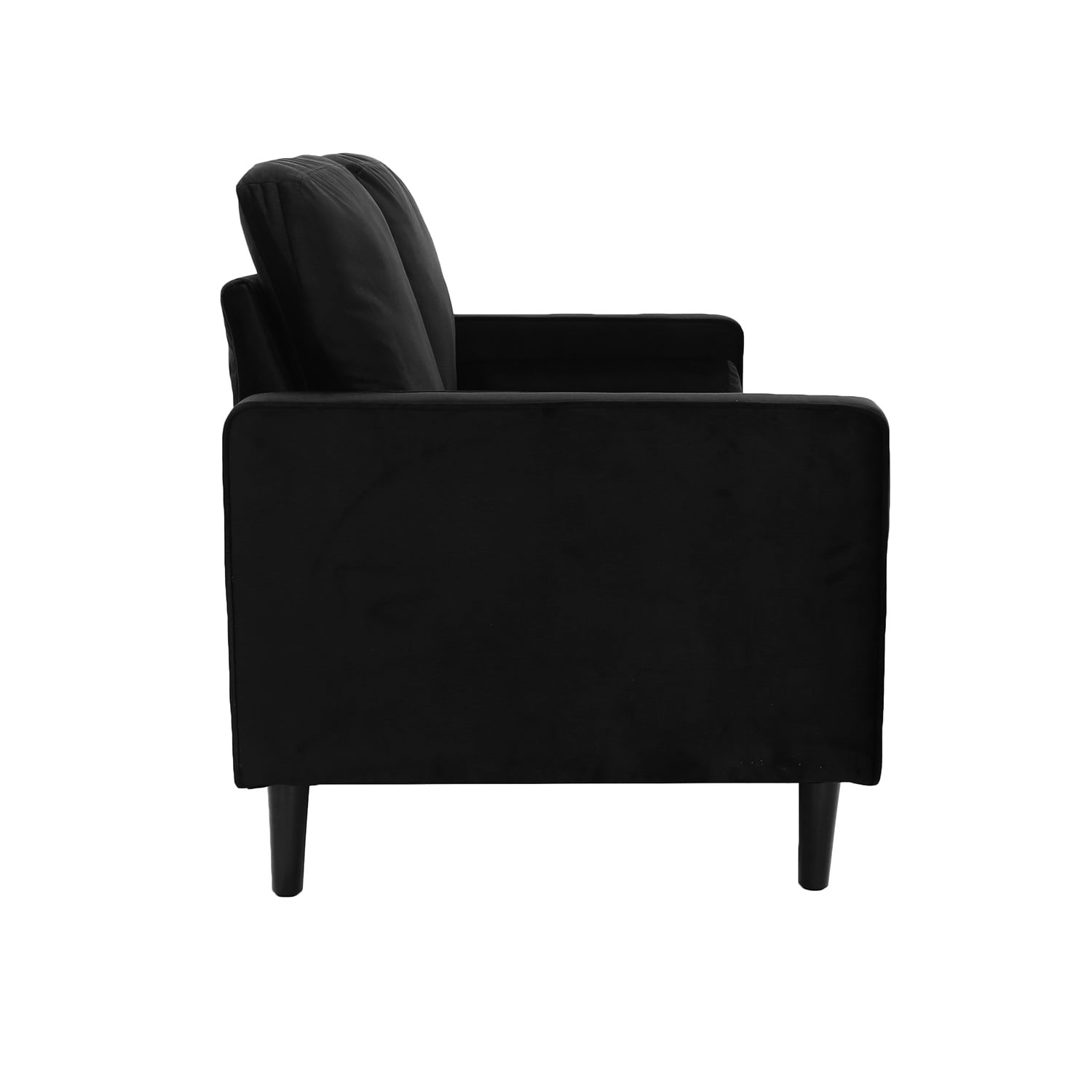 Kadyn fabric Sofa, Modern fabric Sofa, Upholstered Sofa Couch for Bedroom, Black Kadyn fabric Sofa, Modern fabric Sofa, Upholstered Sofa Couch for Bedroom, Black