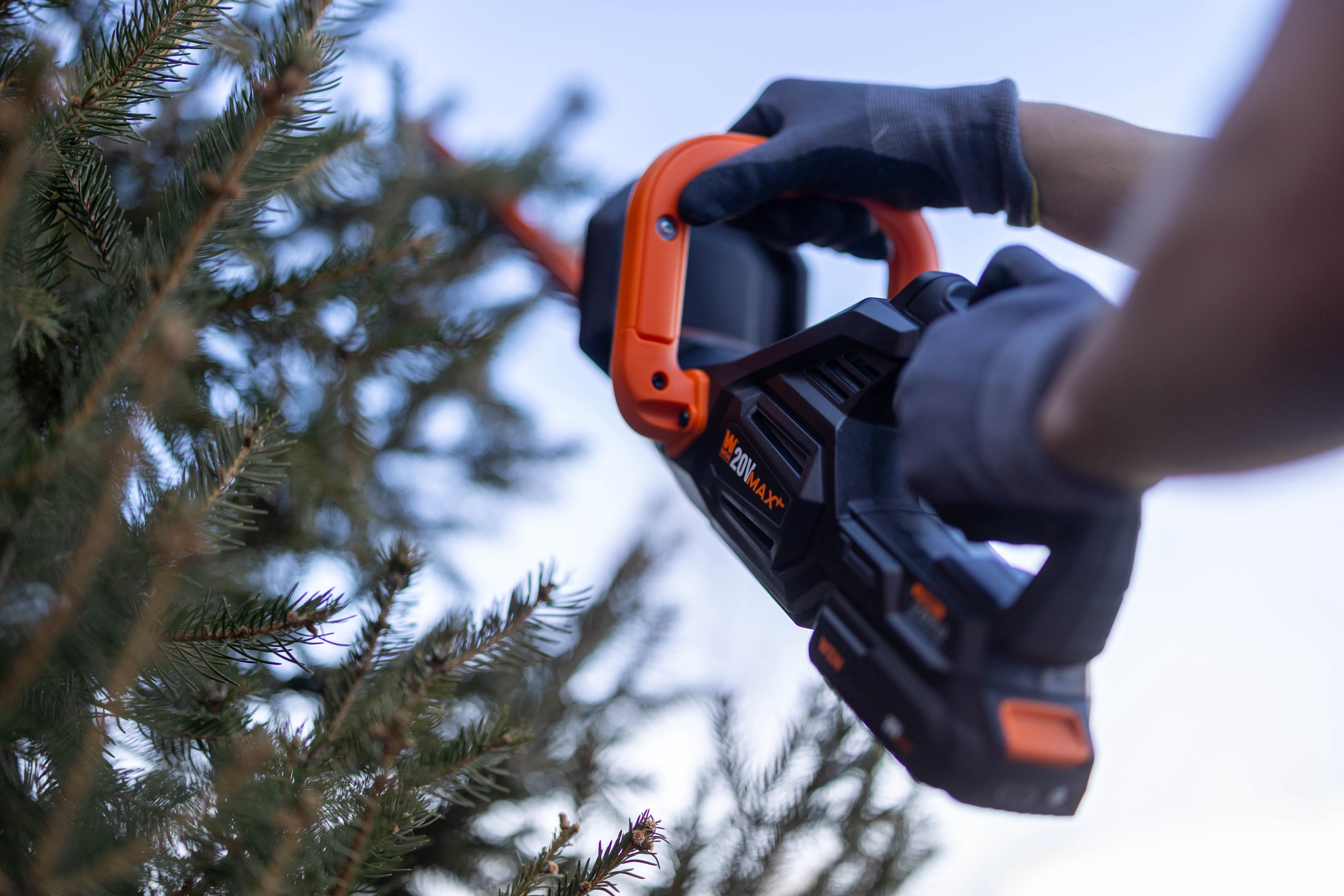 WEN 20V Max Cordless 20-Inch Hedge Trimmer with 2Ah Battery and Charger