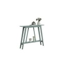 thumbnail image 3 of Kings Brand Furniture - Console Table, Narrow Sofa Table with Storage Shelf for Hallway, Front Hall, Entryway, Living Room (Ice Blue), 3 of 6