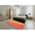 thumbnail image 5 of Ahgly Company Machine Washable Indoor Square Transitional Dark Orange Area Rugs, 3' Square, 5 of 7