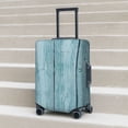 thumbnail image 6 of Vsdgher Turquoise Wooden1 Luggage Cover Suitcase Cover Protector Anti-scratch Suitcase cover Fits 18-32 Inch Luggage(No luggage included)-Small, 6 of 7
