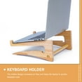 thumbnail image 2 of EeaseCA Countertop Laptop Stand Notebook Computer Holder Office Laptop Wooden Riser, 2 of 7