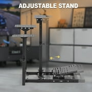 Marada Flight Simulator Cockpit Racing Steering Stand Adjustable Fit for Thrustmaster HOTAS Warthog