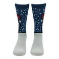 thumbnail image 4 of Santa Jaws Socks Funny Sarcastic Christmas Graphic Novelty Shark Footwear for Men, 4 of 9