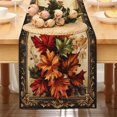 thumbnail image 5 of Thanksgiving Fall Table Runner, Pumpkin Maple Leaf Table Runners for Home Kitchen Dining Room Party Decoration, 13''x72'', 5 of 6