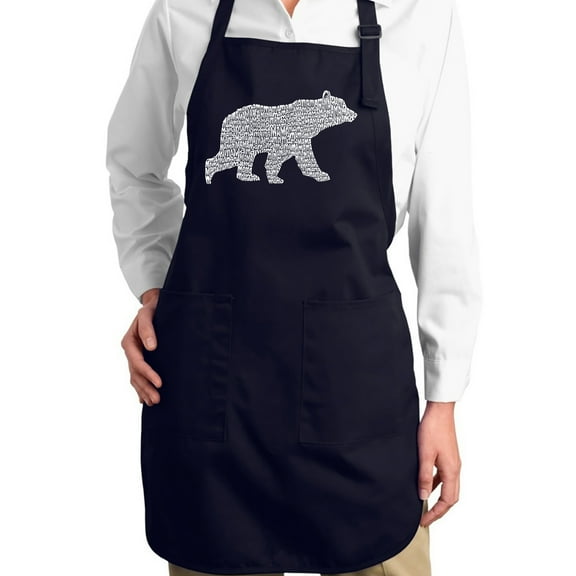 Full Length Word Art Apron - Mama Bear