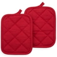 thumbnail image 6 of Mainstays Cotton Kitchen Set: Towels, Dishcloths, Oven Mitts, Potholders, Red, 8 Pieces, 6 of 7