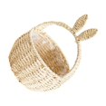 thumbnail image 1 of QualitChoice Easter Rabbit Bucket Hand Crafted Tightly Woven Paper Rope 18x28cm, 1 of 6