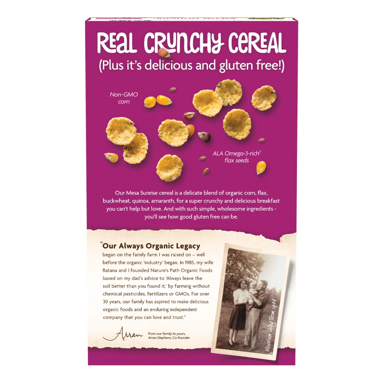 Nature's Path Organic Mesa Sunrise Breakfast Cereal, 10.6oz Box (pack of 12)