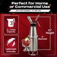 thumbnail image 3 of Dispensador de Crema Batida Chef Master 1L Acero Inoxidable, 3 of 7