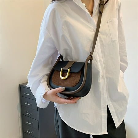 Lilgiuy Ladies Shoulder Small Square Bag Messenger Bag Mobile Phone Bag Fall Clothes for 2022 Spring Winter
