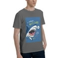 thumbnail image 2 of Bingfone Great White Shark Men'S Loose Fit Short-Sleeve Pocket T-Shirt, 2 of 7