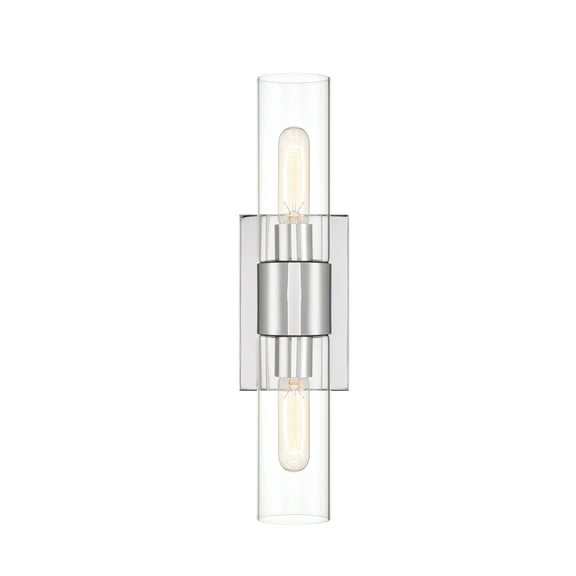 Designers Fountain Anton 17.5 inch 2-Light Chrome Transitional Wall Sconce Light, D286M-2WS-CH