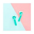 thumbnail image 5 of Solid Color Adhesive Bluetooth-compatible Earphone Sticker Decal Skin for AidPods-Emerald Green, 5 of 5