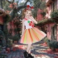 thumbnail image 2 of Gpaecead Christmas Tutu Dress For Girls Tulle Princess Birthday Party Dress For Toddler Girls Prom Ball Gown Multicolor, 2 of 7