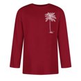 thumbnail image 3 of Qiopertar Liquidation à Moins de 5$ Hommes Imprimé Col Rond Mode Décontractée Manches Courtes Blouses Chemises en Liquidation Accès Anticipé Offres, 3 of 3