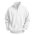 thumbnail image 5 of ShomPort Boys Quarter Zip Sweaters Knit Textured Sweatshirts Long Sleeve Trendy Winter Fall Tops 3-14 Years, 5 of 7