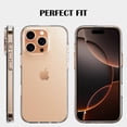 thumbnail image 2 of Pour iPhone 16 Pro Étui Transparente Fine en Silicone Gel (Clair), 2 of 5