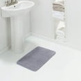 thumbnail image 4 of GROWTH TANK Memory Foam Bath Mat - Soft Absorbent Rug Sets - Non-Slip for Kitchen and Gray Gray 50x80cm, 4 of 9
