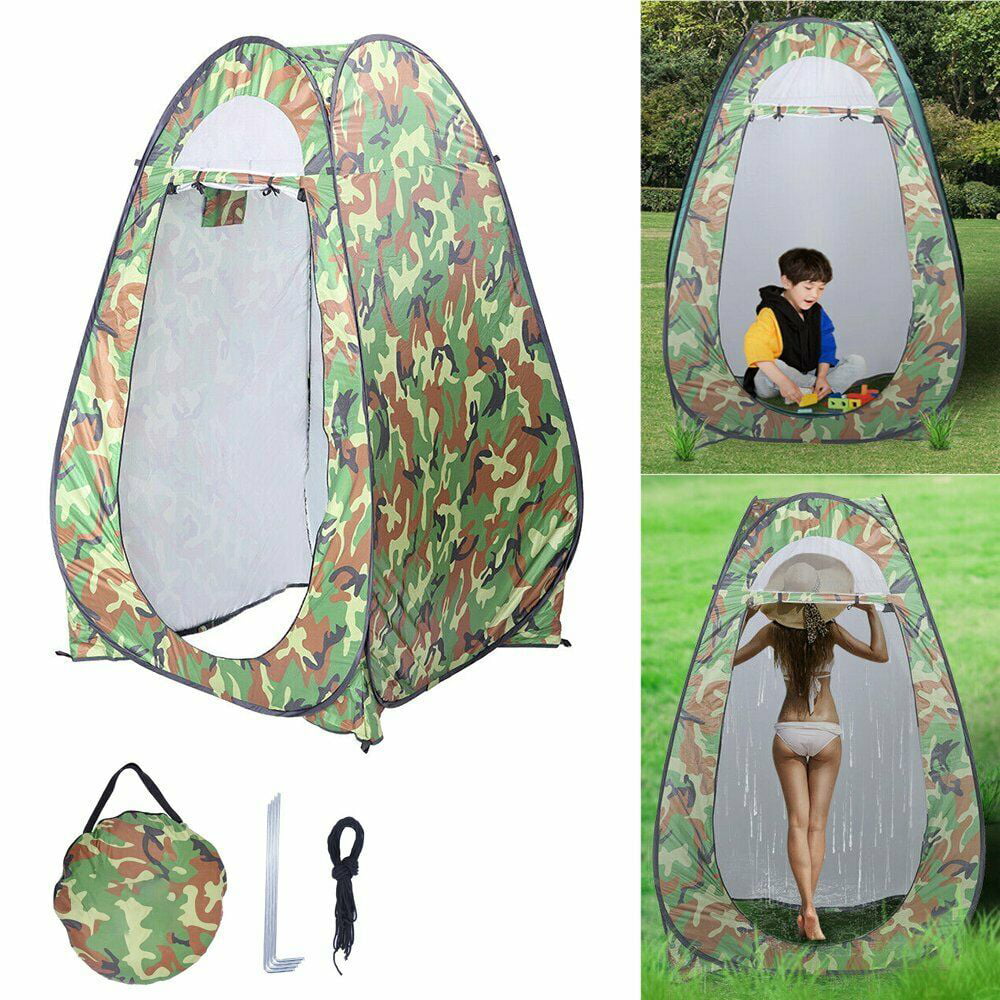Outdoor Shower Bath Tent Instant Pop Up Privacy Camping Toilet Changing Room 