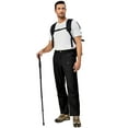 thumbnail image 3 of Little Donkey Andy Men's Stretch Convertible Pants Zip-Off Lightweight Quick-Dry Hiking Fishing Travel Pants (Capris Black S), 3 of 9