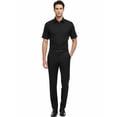thumbnail image 3 of Allsense Men’s Regular-Fit Short-Sleeve Dress Shirt, 3 of 4