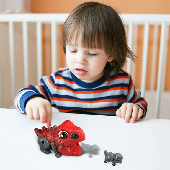 CQCYD Toys under $5 2 in 1 Dinosaur Toys, Dinosaur Toys for Kids 3-5, Dinosaur Truck with 1 Mini Dinosaur, Toddler Boy Toys Age 3 4 5, Boy Birthday Gifts