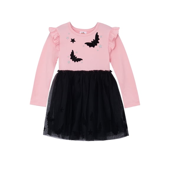 Way to Celebrate Toddler Girl Halloween Tutu Dress, Sizes 12M-5T