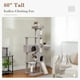 thumbnail image 2 of Free Shipping Multi-Level Cat Tree with Scratching post Cat Scratcher Cat Tower with Condo Hammock Cat Bed House Pet Cat Toy ShopWise Round, 2 of 9