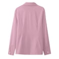 thumbnail image 4 of Women's Button Down Shirts Long Sleeve Dress Shirts Classic Collared Work Office Solid Blouses Tops, 4 of 7