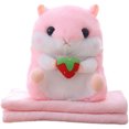 thumbnail image 1 of Fridja Cute Plush Hamster Throw Pillow ,Cartoon Stuffed Animal Toys, 1 of 1