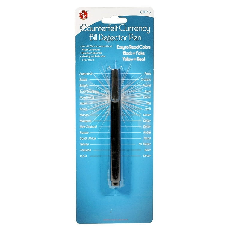 Counterfeit Money Detector Pen Bill Smart Marker Detection, 58 OFF