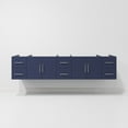 thumbnail image 6 of Lexora Home Geneva 84" Double Vanity with LED Mirrors in Navy Blue, 6 of 11