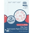 thumbnail image 3 of Pacon Filler Paper, White, 3-Hole Punched, Red Margin, 3/8" Ruled, 8" x 10-1/2", 150 Sheets Per Pack, 6 Packs, 3 of 3