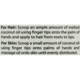 thumbnail image 2 of Okay Pure Naturals Pure Coconut Oil with Vitamin E Natural Skin Moisturizer and Anti Dandruff Formula, 6 oz, 2 of 5