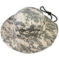 thumbnail image 7 of Wide Brim Hiking Fishing Safari Boonie Bucket Hats 100% Cotton UV Sun Protection For Men Women Outdoor Activities S/M Digital, 7 of 7
