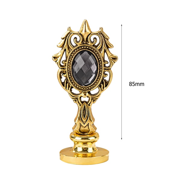 Cuadros Decorativos Sello de cuchara de pintura al fuego mango de columna romana Wdftyju mango de sellado de Metal antiguo sello de cera para invitaciones de boda herramienta de arte hecha