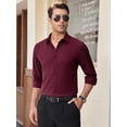 thumbnail image 5 of sogami Men's Stain-Resistant Slim Fit Dress Shirts Long Sleeve Stretch Button Down Shirt, 5 of 7