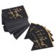 thumbnail image 1 of unbranded 100Ud Etiquetas De Para Regalos Con Elegante En Papel Negro Para Bodas Y Cumpleaños, 1 of 6
