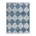 thumbnail image 3 of Unique Loom Serenity Shag Collection Area Rug - Soufriere (9' x 12' Rectangle Blue/Ivory), 3 of 12