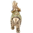 thumbnail image 4 of Estatua de elefante de Feng Shui con símbolo de la suerte para decoración del hogar y la oficina, mano de obra exquisita con base antideslizante, material de resina que muestra una forma de animal, 4 of 5